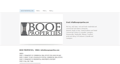 Desktop Screenshot of booeproperties.com