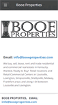 Mobile Screenshot of booeproperties.com